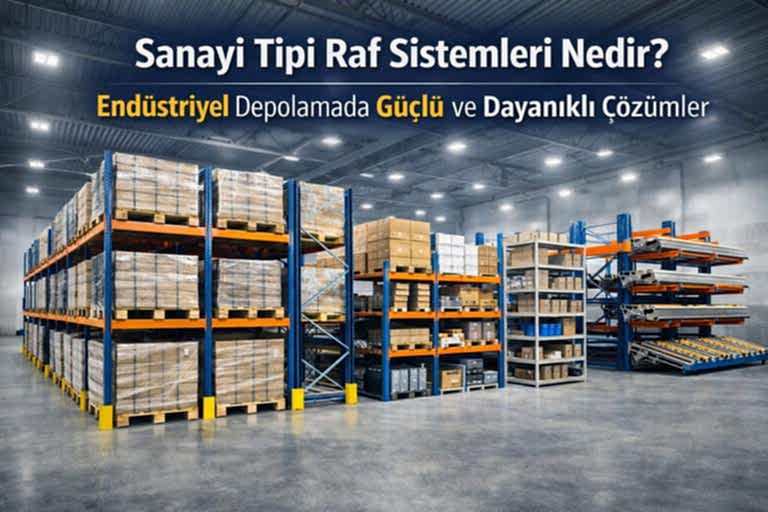 Sanayi Tipi Raf Sistemleri Nedir? Endüstriyel Depolamada Güçlü ve Dayanıklı Çözümler